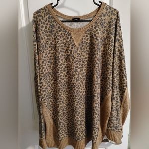Torrid 3X Leopard Sweatshirt